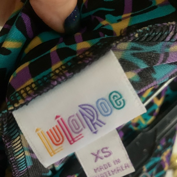 EUC XS Lularoe Azure skirt - Picture 3 of 4